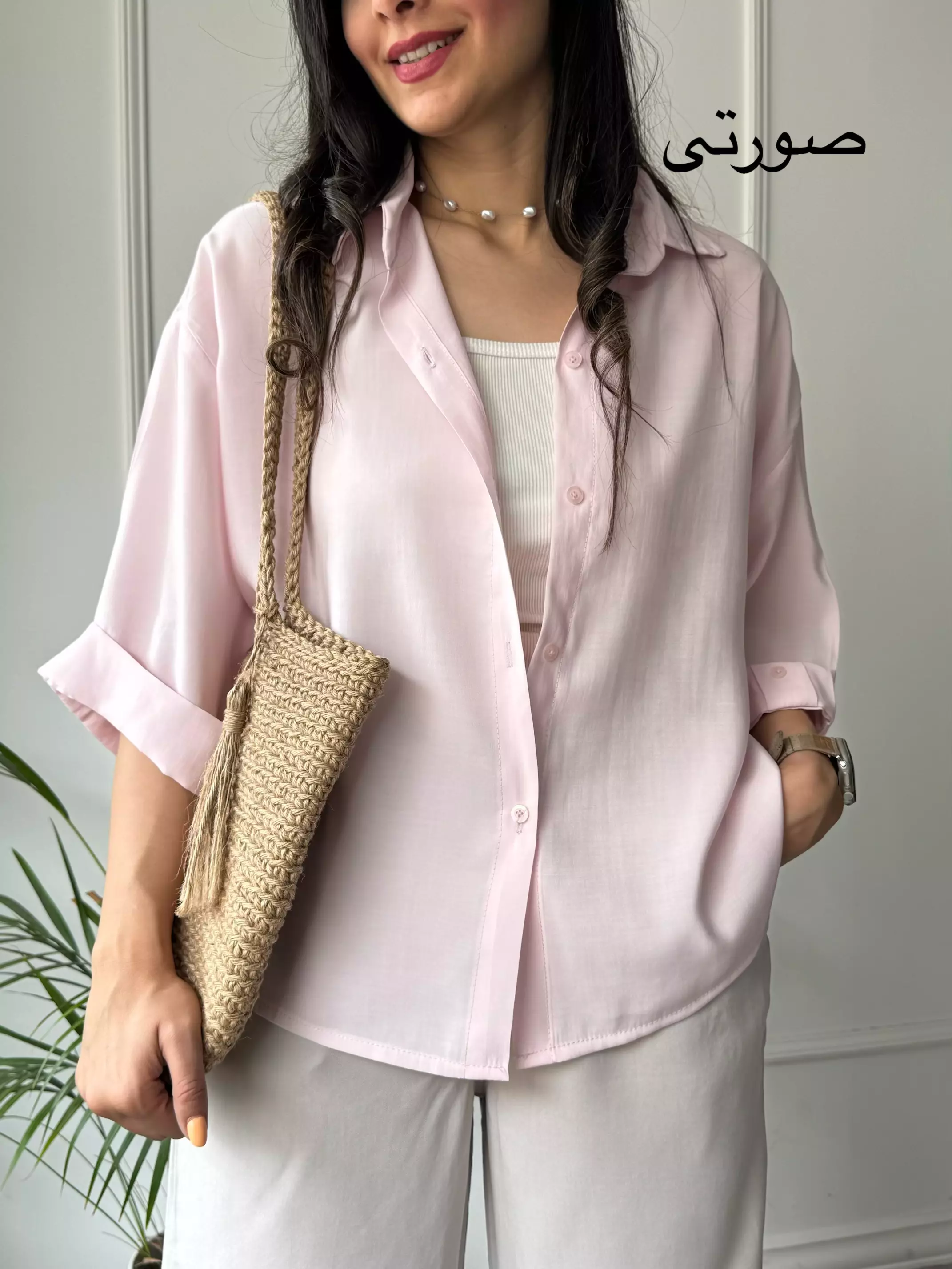 مانتو شومیزی سیلک پریا ( دارای ایراد جزئی )
